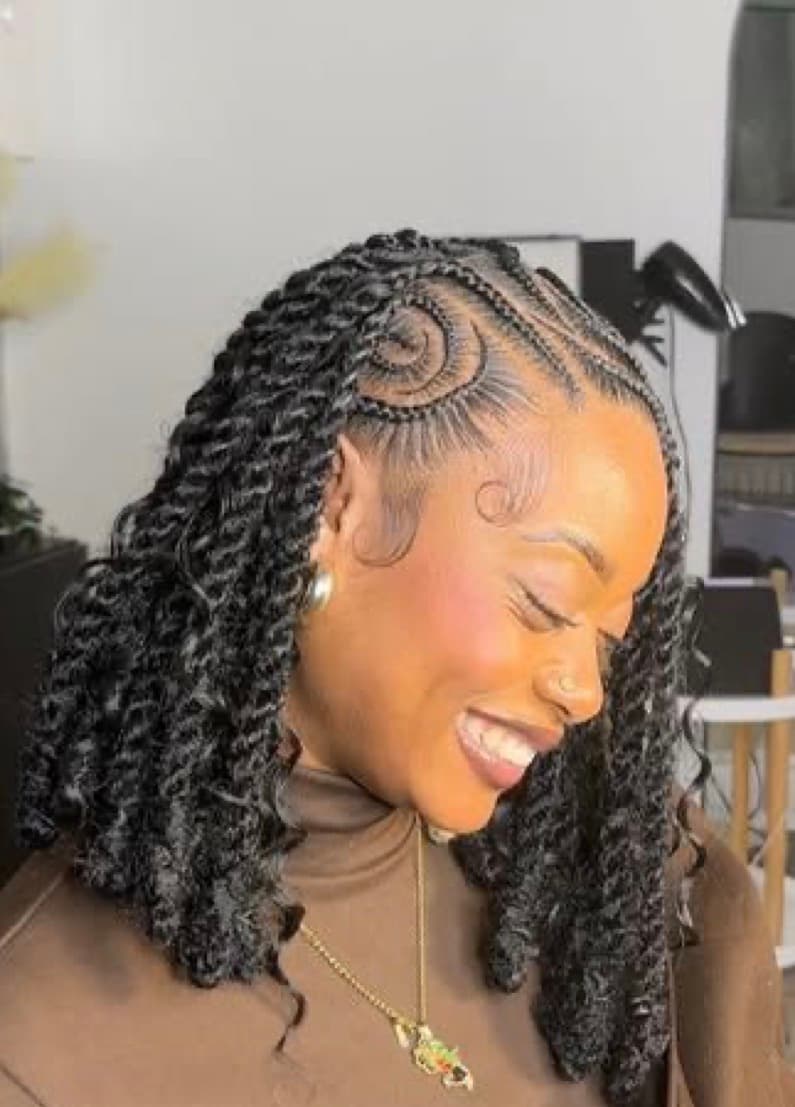 Fulani x marley twist réalisée par Hair by Gloria