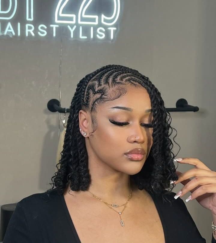 Lemonade braid réalisée par Hair by Gloria